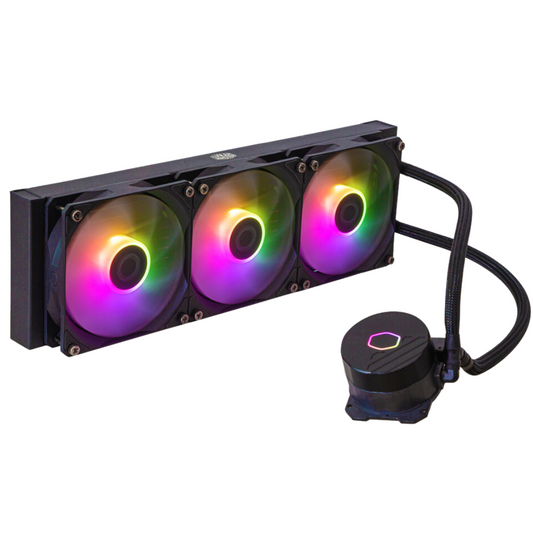 Cooler Master MasterLiquid 360L Core ARGB Enfriamiento Líquido para CPU, 3 x 120mm, 650-1750RPM, AM4, LGA 1700